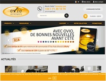 Tablet Screenshot of ovio-optics.com